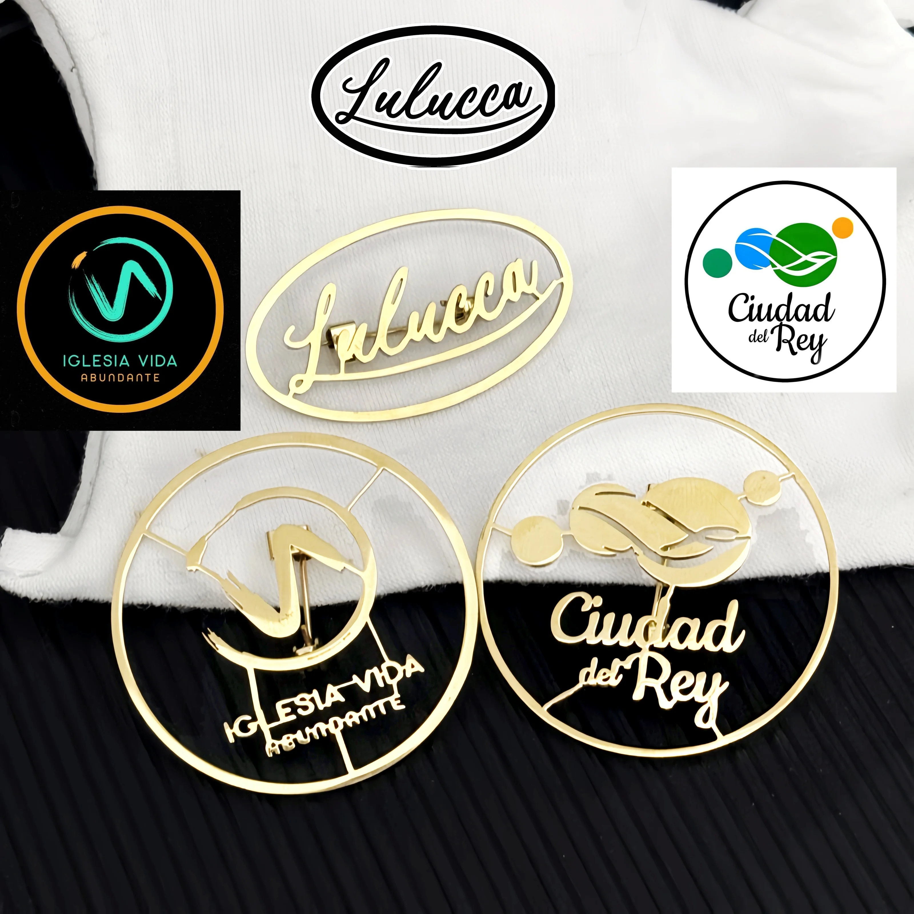 

Индивидуальная брошь с персонализированным логотипом и именем, значок из нержавеющей стали для ювелирного бизнеса, подарков и повседневных подарков