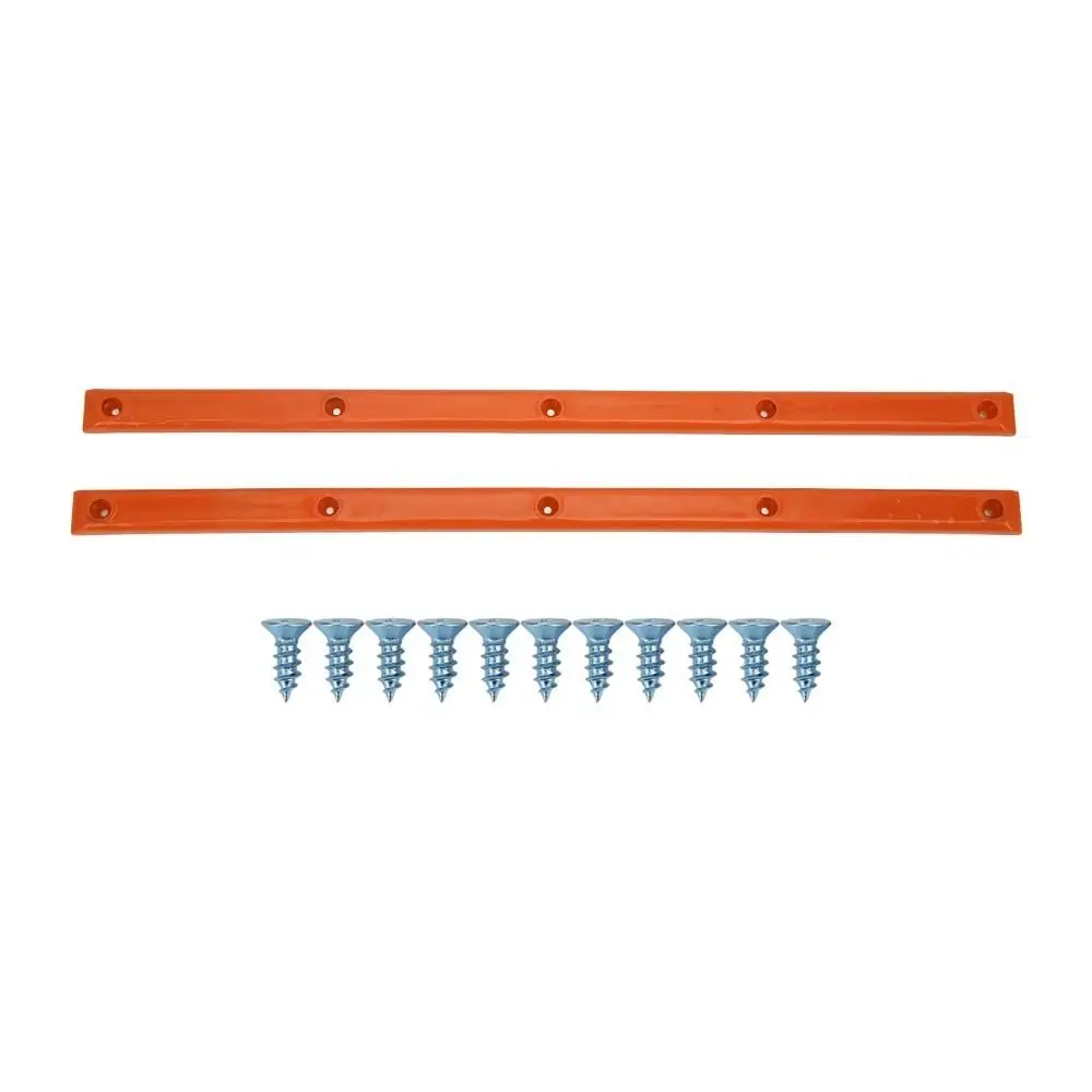 2 pçs durável abs costela ossos trilhos coloridos 36.5x1.7cm skate ferroviário guardas skate deck guardas skates decks