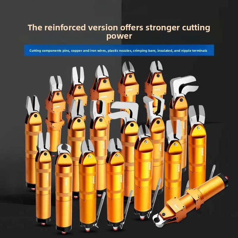 Taiwan FA-35P Pneumatic Press Shear High-Power Air Cutter Extended Cylinder Automated Scissor Tool