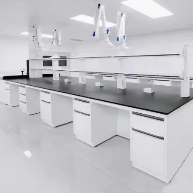 Modern Steel Medical Cabinets Laboratory Furniture for Clinic Use-for Schools Hospitals and Workstations with Side Benches