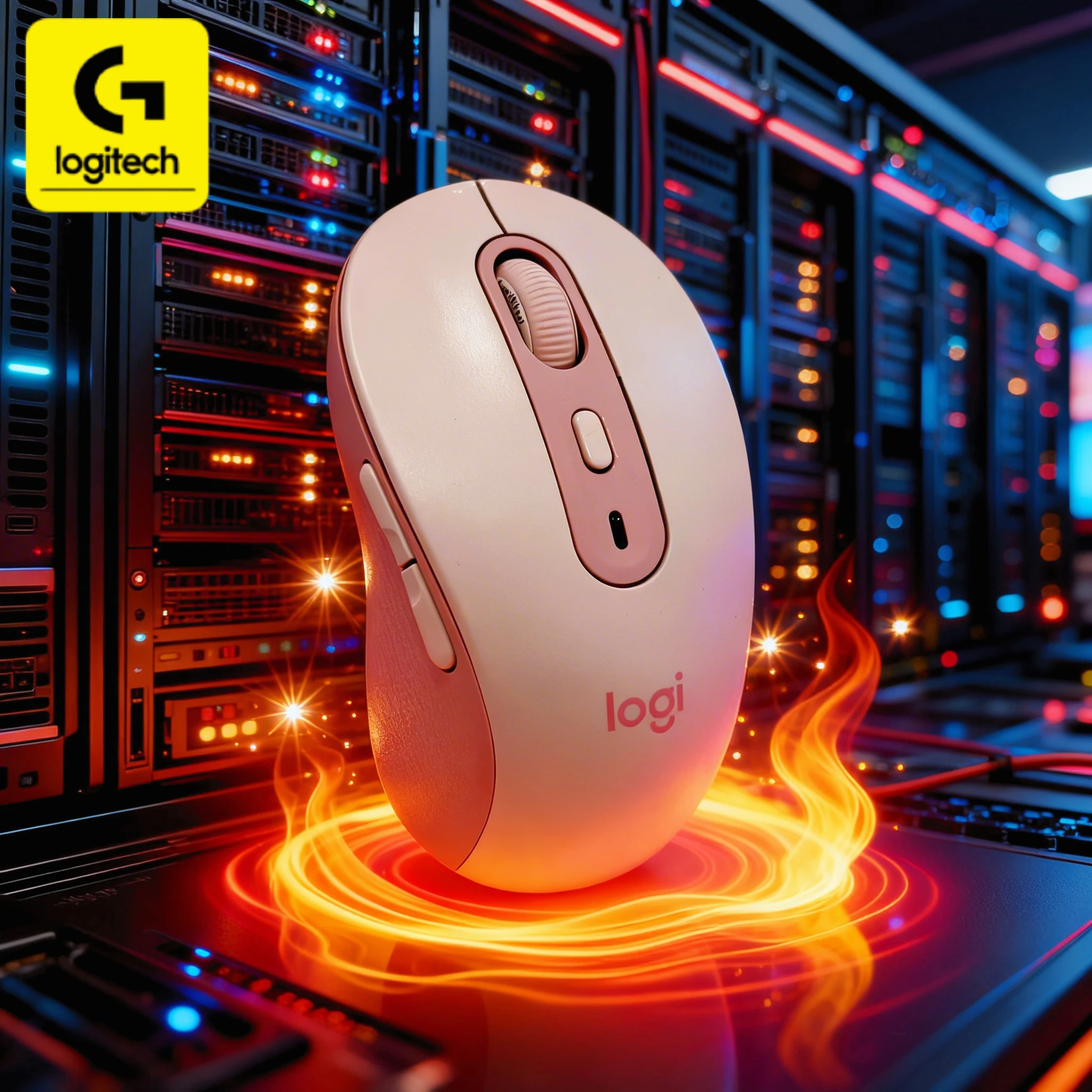 

Logitech M750/M650L ergonomic mouse, dual-band connectivity for various scenarios, customizable buttons for easier operation.