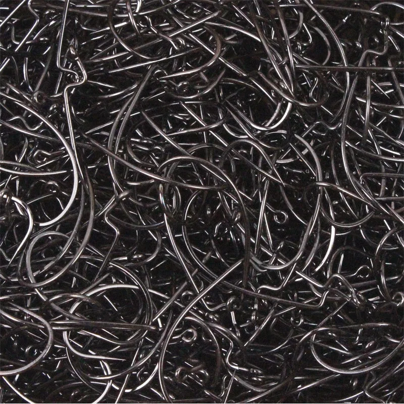 50 قطعة/الحقيبة مصنع 4X جودة عالية الصانع عالية الكربون الصلب كرنك دودة الصيد السنانير أوفست دودة هوك #5