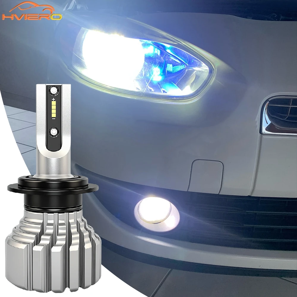 

2 шт. супер яркие V5S H7 PSX26W фара противотуманная автомобильная светодиодная лампа 50 Вт 5000LM дальнего ближнего света авто мобильная лампа 6000K DC 12 В белый