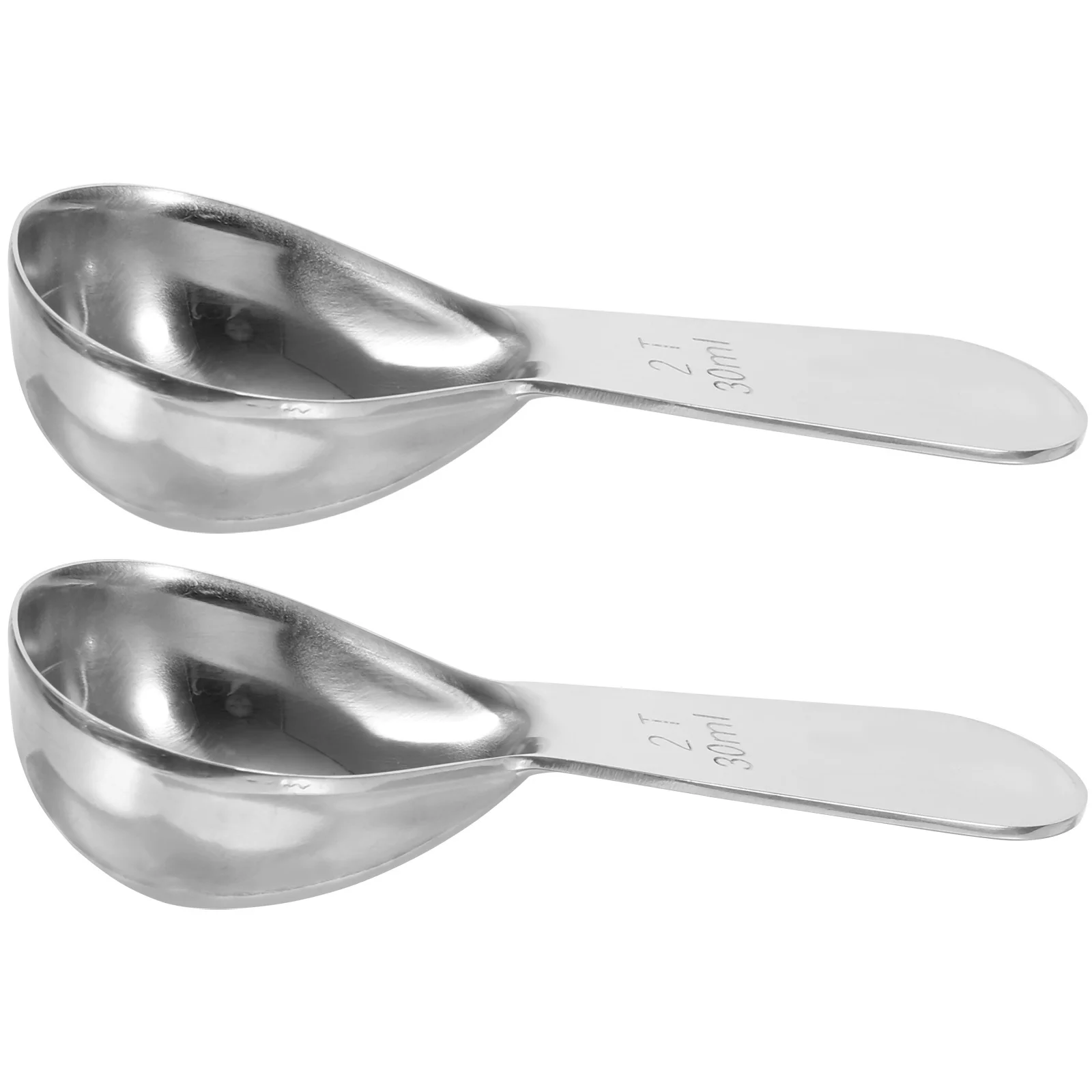 

2Pcs Coffee Measuring Spoon Stainless Steel Kitchen Tool Accurate Milk Powder Flour Cocoa Tea Scoop Rust Proof