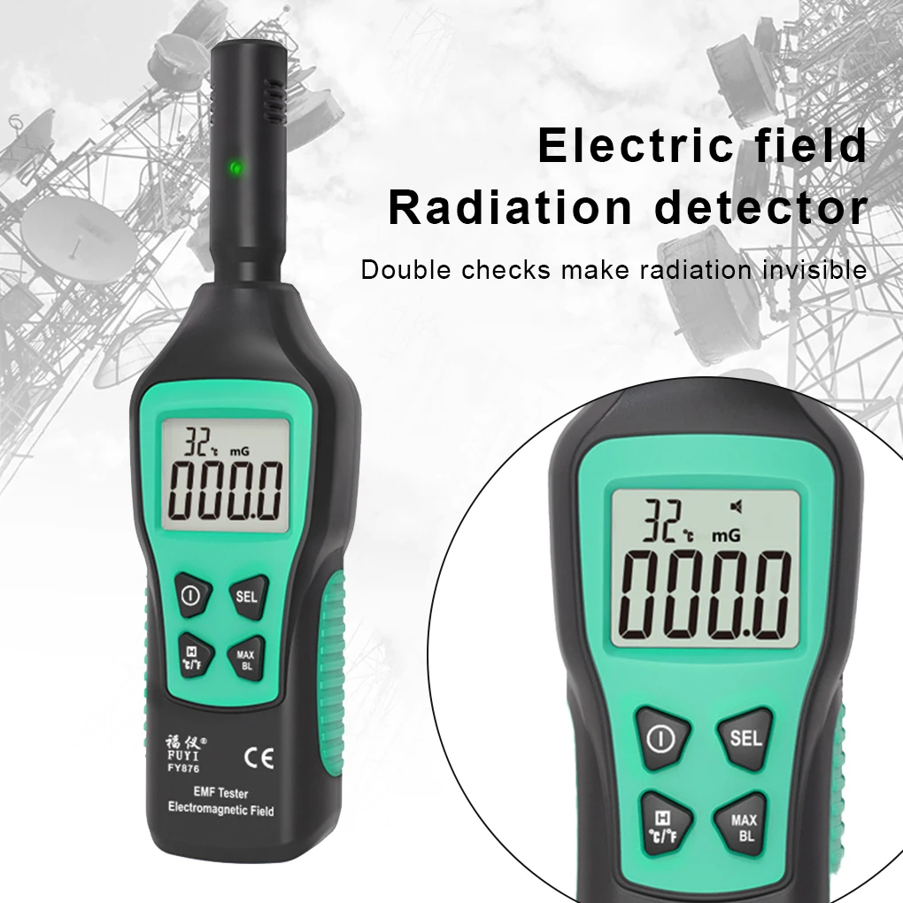 

Wide Range Digital Display Electromagnetic Tester Hotel Detector Testing Tool