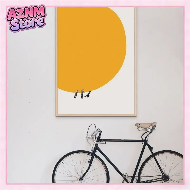 Abstract Modern People Philosophy Poster Print Quality Canvas Painting Museum Wall Art Picture Living Room Dorm Home Decor Mu