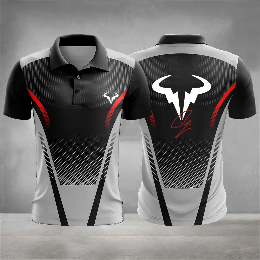 

Fashion Polo T Shirt For Men Outdoor Badminton Tennis Training Clothing Women's Fitness Run Short Sleeve Tops Casual Golf Wear