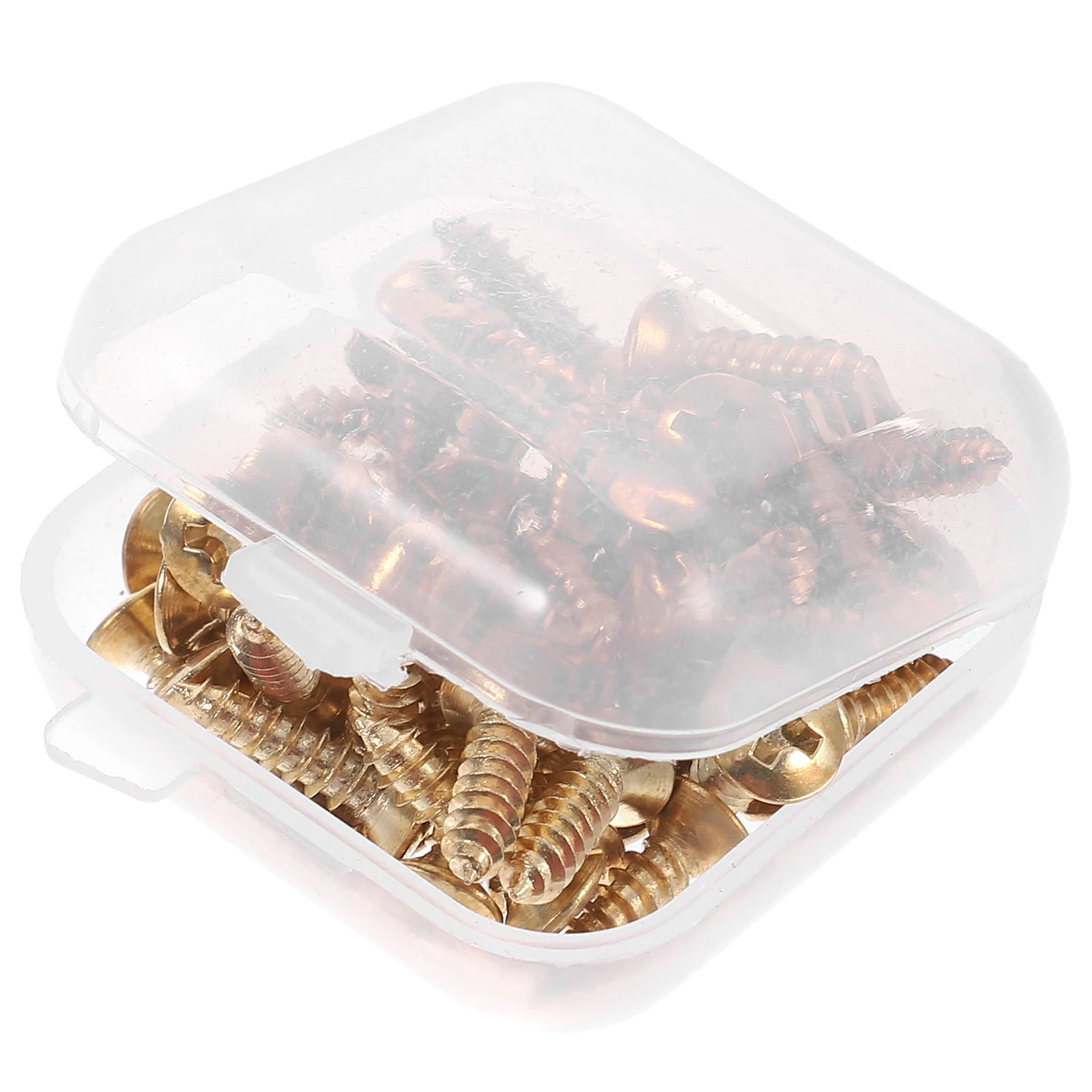 

50pcs Golden 3x12mm Guitar Screws Pickguard Mounting Fixing Bass Panel Screw Storage Box Electric Guitar Accessories Components