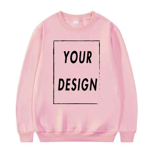Imagen 2 del producto 2025 Nueva sudadera unisex sin sombrero Personaliza tu logotipo Suéter de cuello redondo Suéter casual de moda para hombres y mujeres