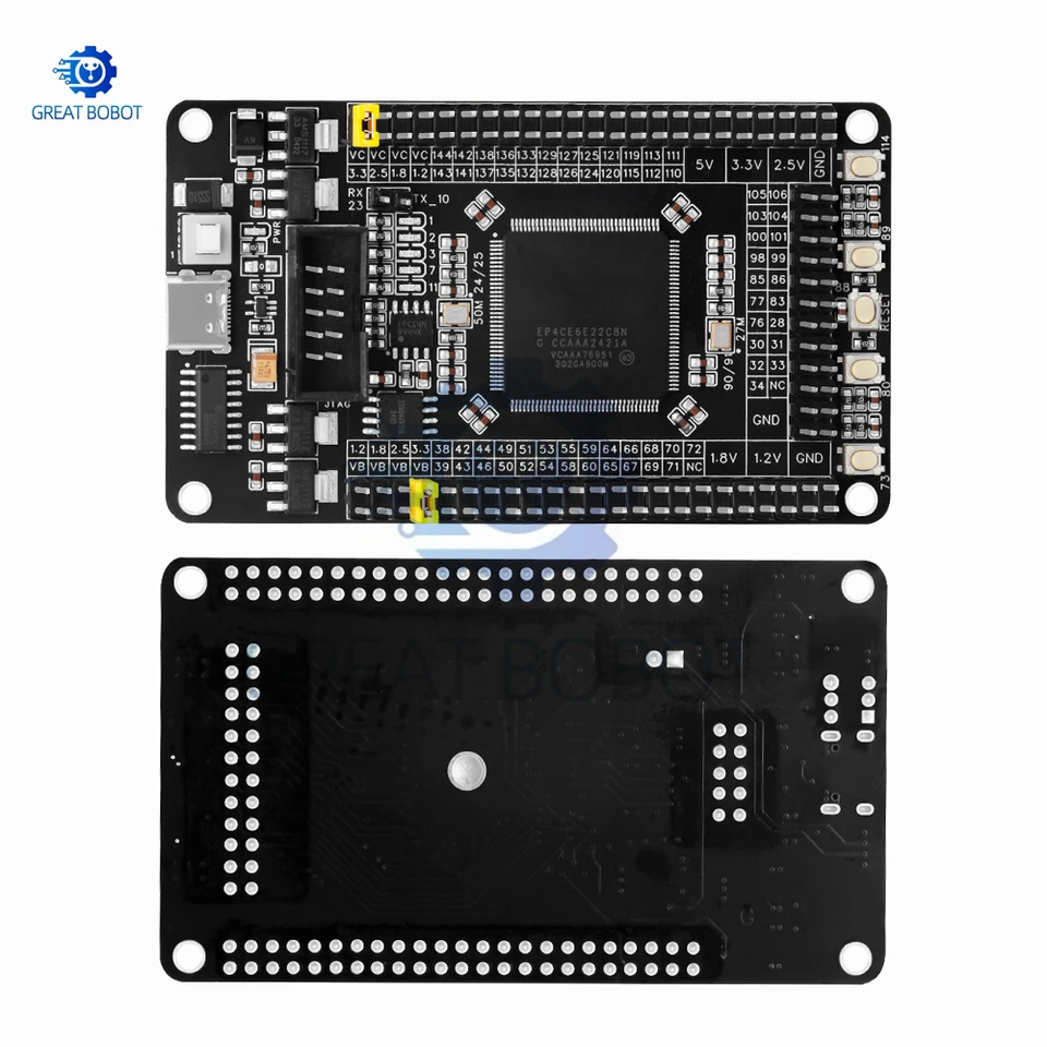 EP4CE6E22C8N FPGA Development Board: Altera Cyclone IV (2.5V) Core