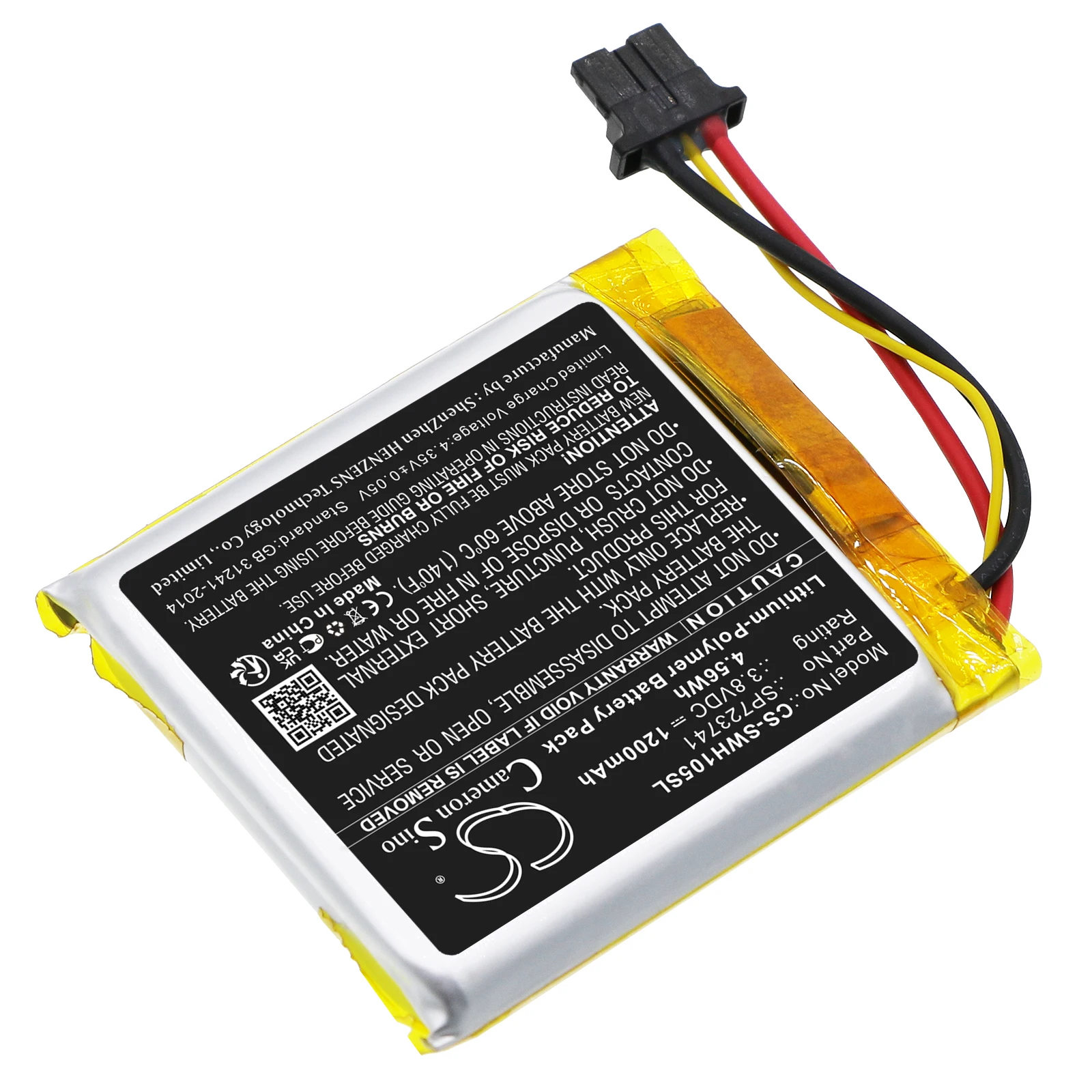 Replacement Battery for Sony  WF-1000XM5, WH-1000XM5 SP723741 3.8V/mA