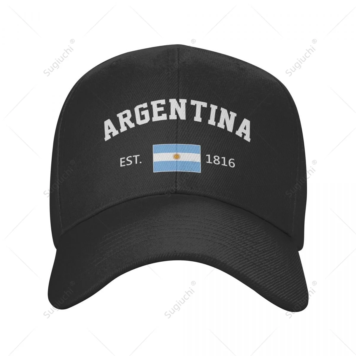 Unisex Baseball Cap Argentina EST.1816 Independence Day Wild Sun Shade Peaked Adjustable Outdoor Caps for Men Women