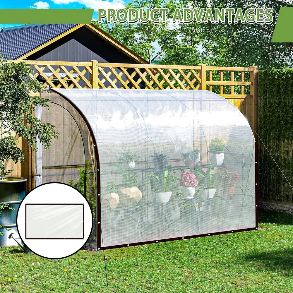 Rainproof patio terrace film with thermal insulation for chicken fence designed to protect outdoor furniture from harsh weather