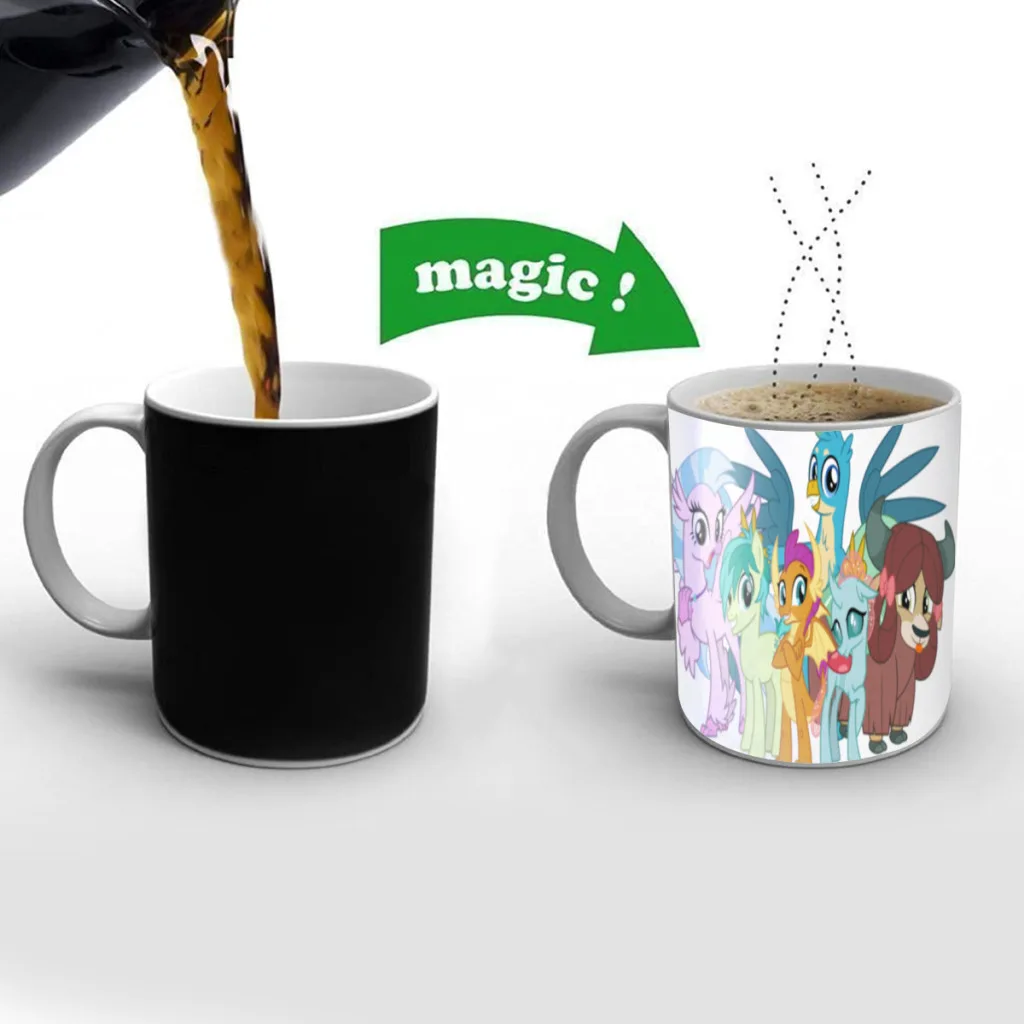 

My L-Little P-Pony Magic Hot Cold Heat Temperature Sensitive Color-Changing Coffee Tea Milk Mug Cup