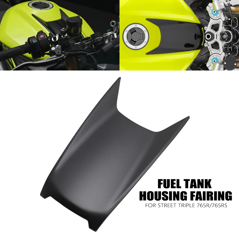 New Motorcycle Fuel Tank Air Box Front Upper Cover Fairing Cowl Accessories For Street Triple 765 R RS 765R 765RS 2023 2024