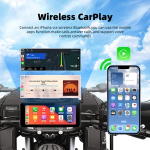 Evey -Motocycle CarPlay, drahtlose GPS -Navi, Android, Auto, vorne, hinten, doppelter Bluetooth, optionales DVR, 7.0 8 Hauptverkaufs -Lokalisierer -Motorrad - №2