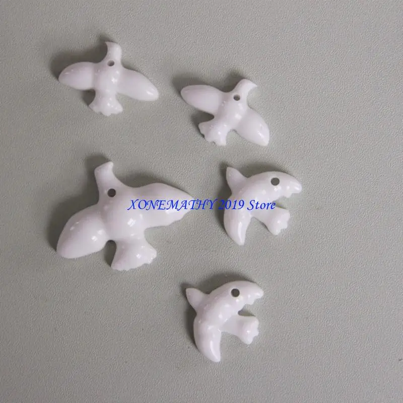 

F42F Rounded Doves Silicone Jewelry Mold Multi Bird Designs For Resin Pendant Earring Crafting Accessories