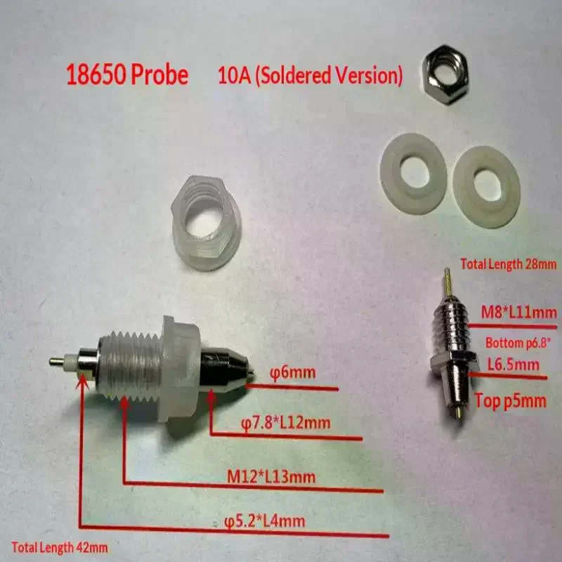 /PFU/18650 Test Stand Probe Internal Resistance Tester Accessories Battery Divider Cabinet Battery Test Probe