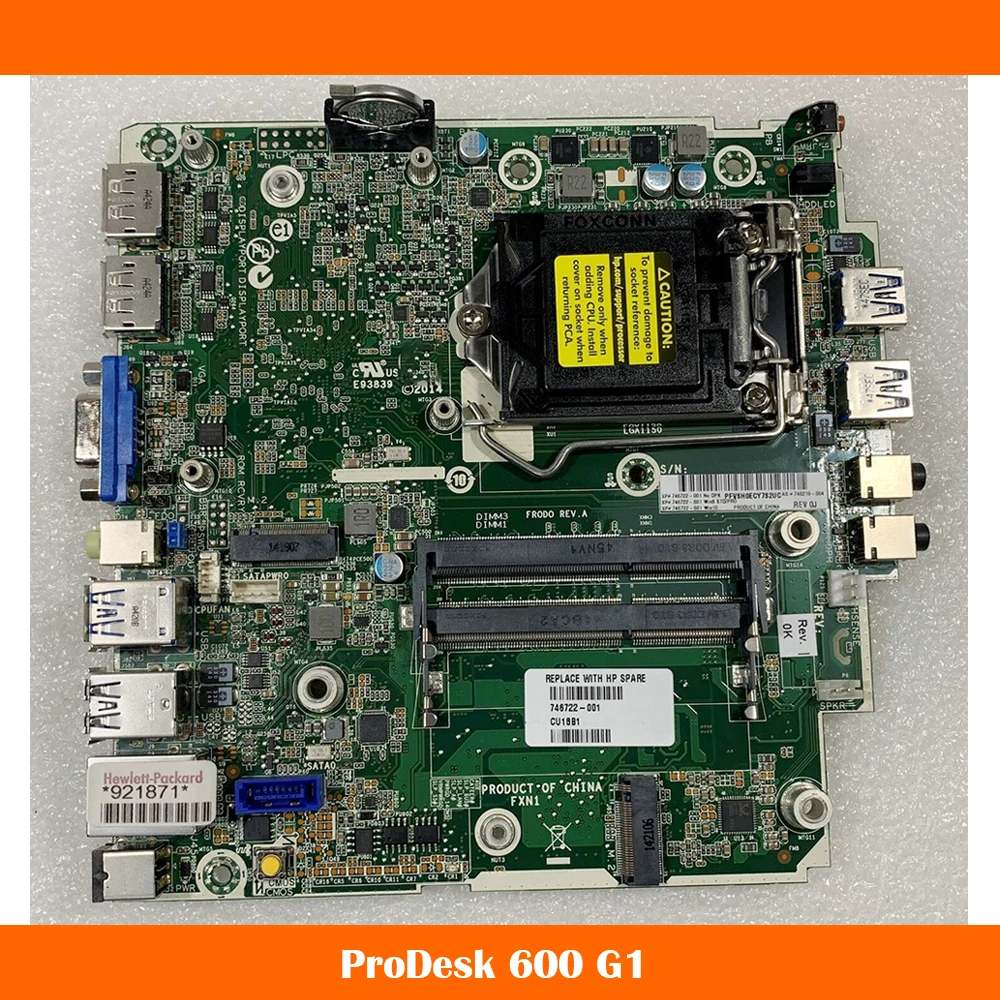 

For HP ProDesk 600 G1 746722-001 746219-002 746722-501 System Motherboard