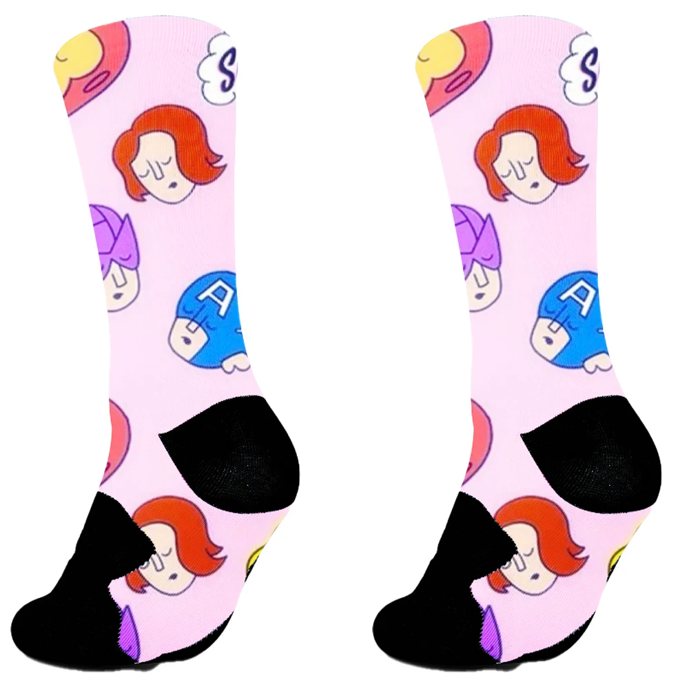 Neue Mode unregelmäßige Stile Unisex Crew Socken Frauen Männer Baumwolle Neuheit kreative Cartoon Socken Geschenke