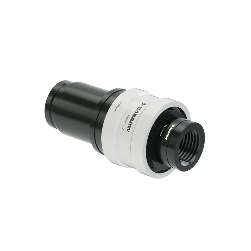 Barrow Wate Klep Man-vrouw Waterkoeling Quick Disconnect Connector Stop Messing Fittingen, Zwart Zilver Bold TZKMF-V2