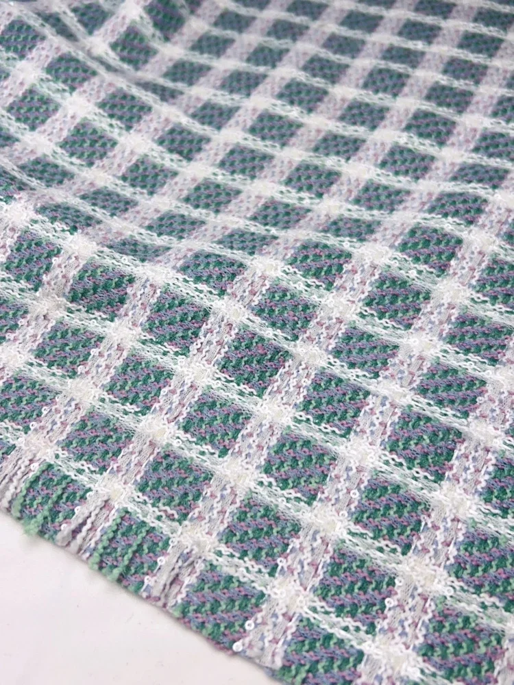 

Грубая твидовая ткань, полиэстер, хлопок, материал для шитья своими руками, осенне-зимний костюм, юбка, ткань, дизайнерская ткань от Tne Meter