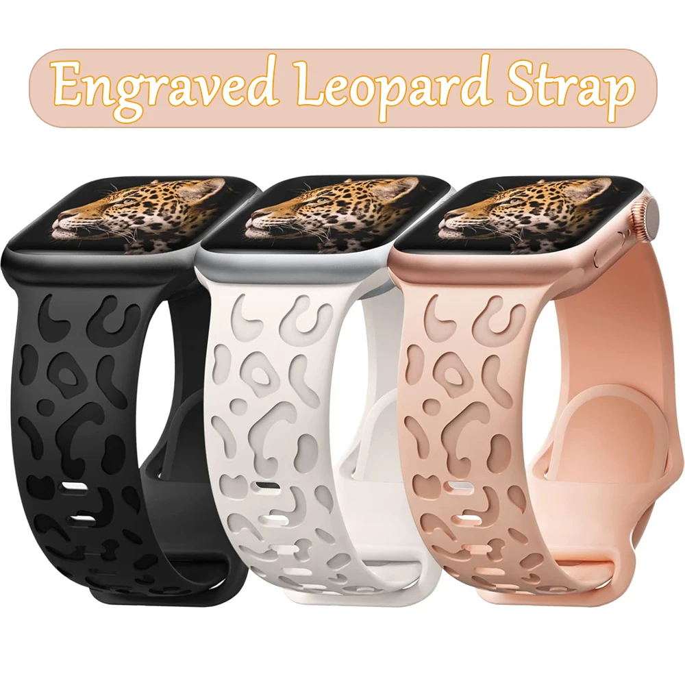 Leopard Engraved Ba… - image