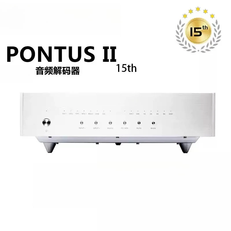 Discrete Resistor R2R Balanced DAC Support 352.8 384KHz DSD4X USB I2S Input RCA XLR Audio Output