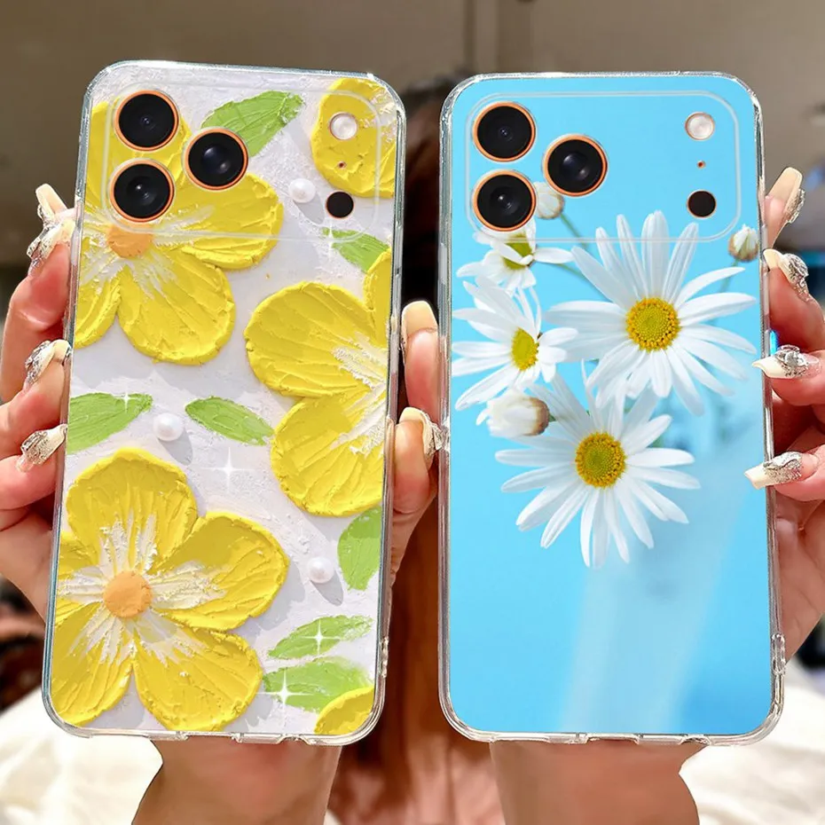 かわいい絵柄のiPhone 17 Pro Max用スマホケース、iPhone17用ソフトシリコンTPUカバー、iPhone 17 Air、17Pro、17ProNax用ケース、バンパー