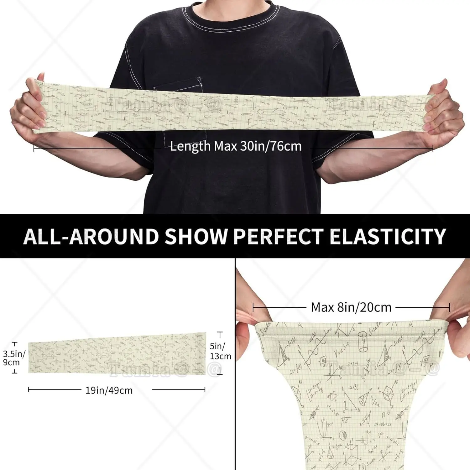 Cooling Arm Sleeves for Men Women Uv Protection Equation Math Formula Tattoo Sleeves To Cover Arms  Gardening Compression