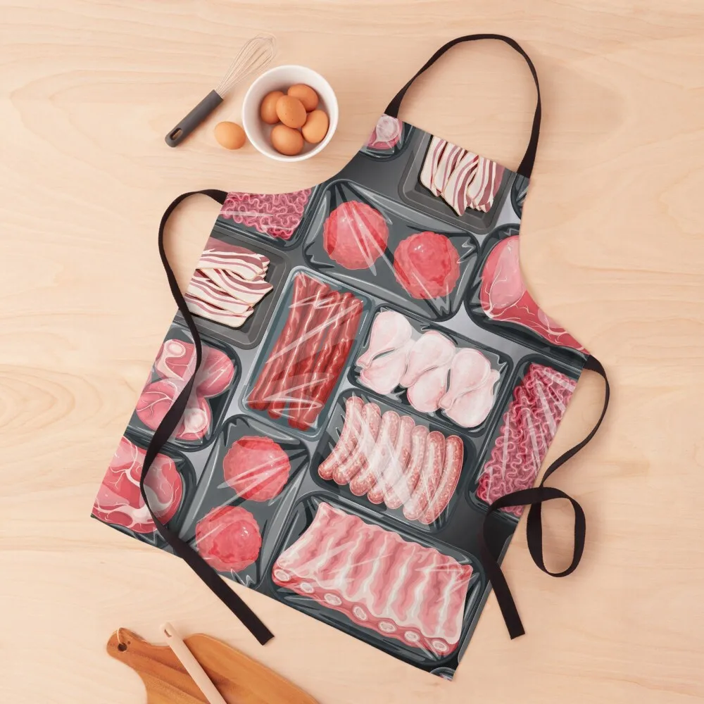 

The Meat Cooler Apron Kitchens Accessories beauty master Cooking Clothes Apron