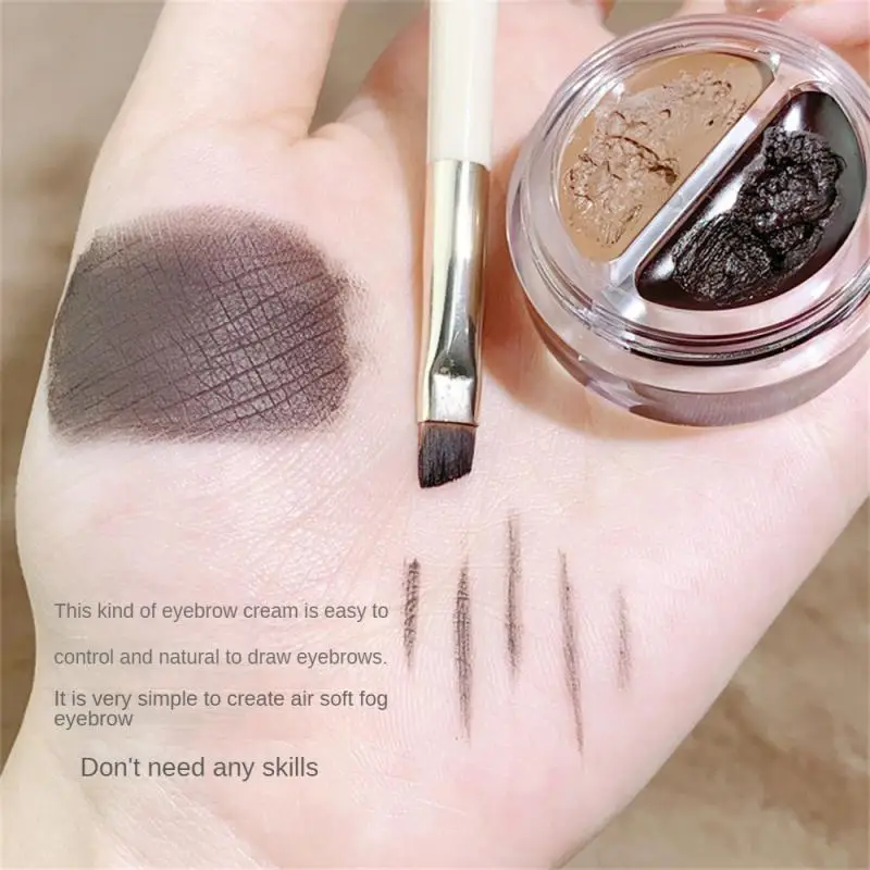 2 In 1 Eyeliner Eyebrow Makeup Easy To Color Waterproof For Women Eyebrow Cream Eyeliner Eyebrow Set Eyeliner Cream Long Lasting