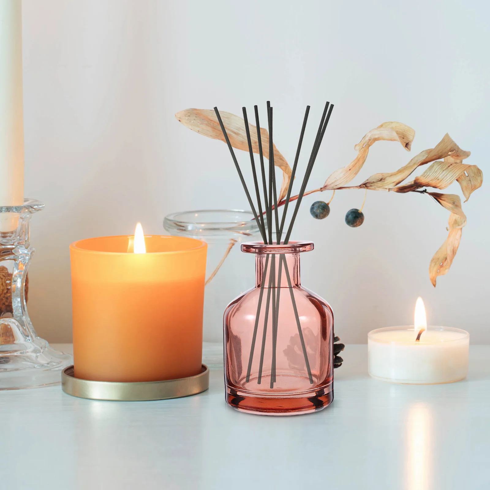 

Aromatherapy Diffuser Bottle 100ml Glass Refillable Essential Oil Diffuser Suitable for Home Office Fragrance Relaxation