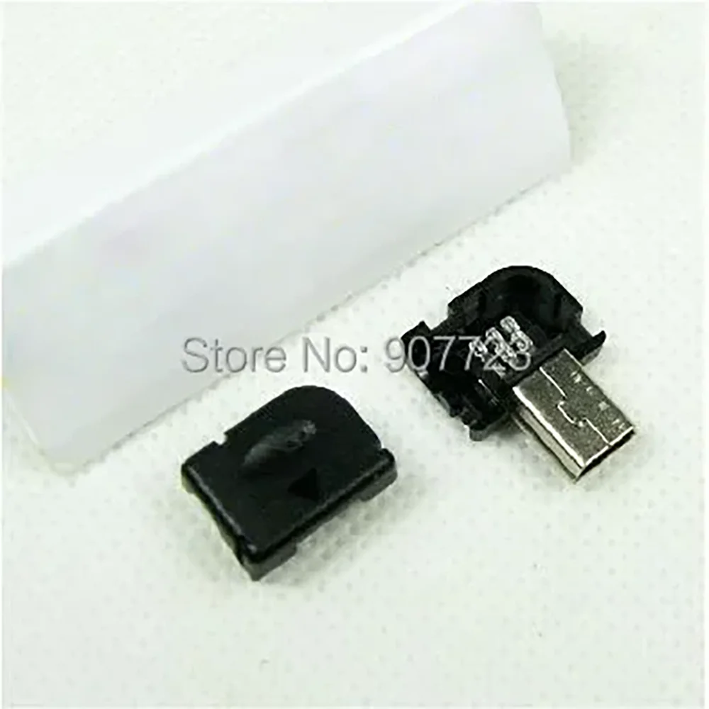 10pcs  DIY Right Angel 90 Degree Long Mini USB Type B Male 5pin three Piece Assembly Connector Plug Socket