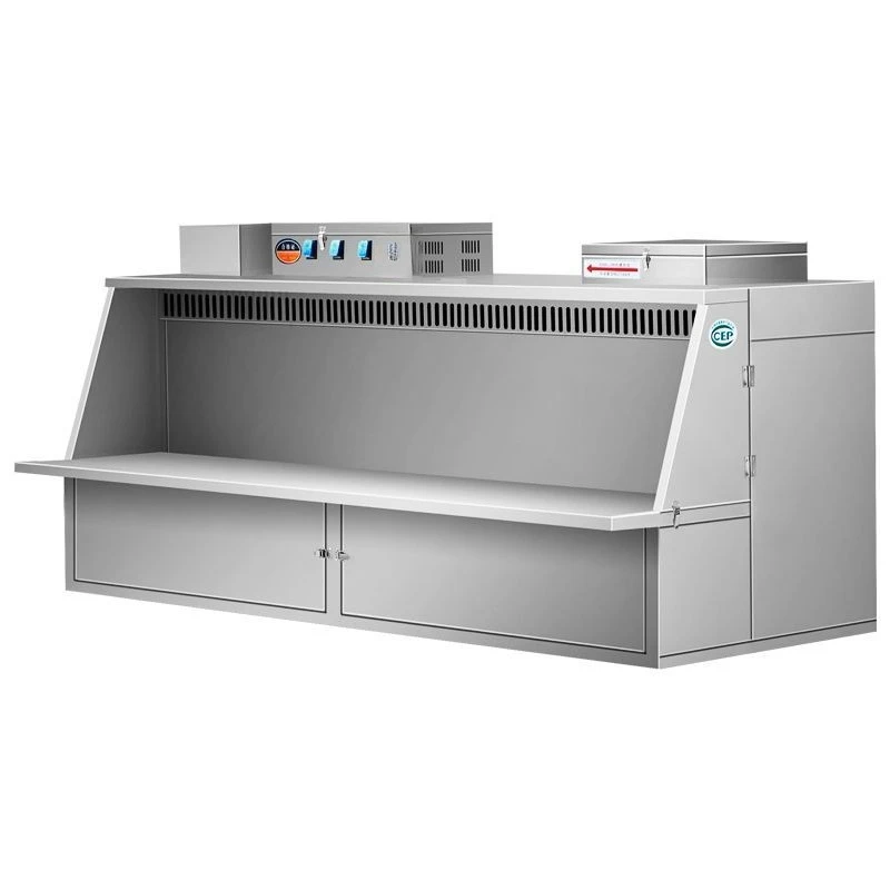 

Setting up a stall, smoke-free, mobile purification barbecue vehicle, desktop commercial and household oven