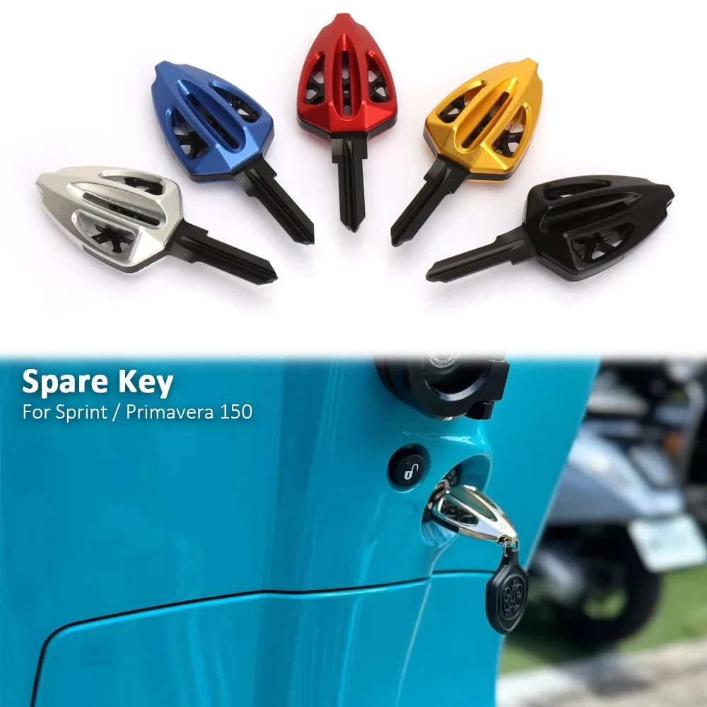 

New Motorcycle Accessories Key Spare Keys For Vespa Sprint 150 Primavera 150 Chip Key SPRINT PRIMAVERA 150