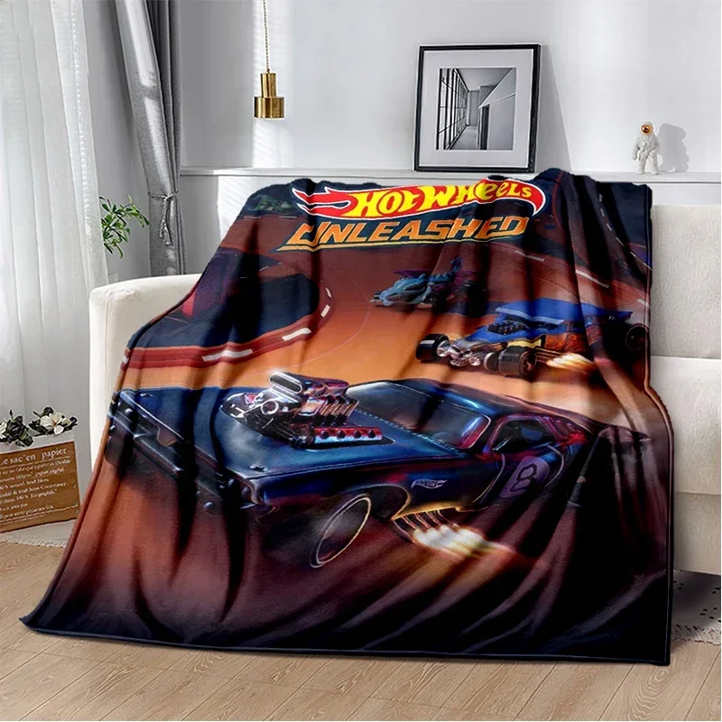 29 Style New Hot Wheels Racing Car Cartoon Flannel Blanket,Soft Throw Blanket for Home Bedroom Bed Sofa Travel Cover Kid Gift