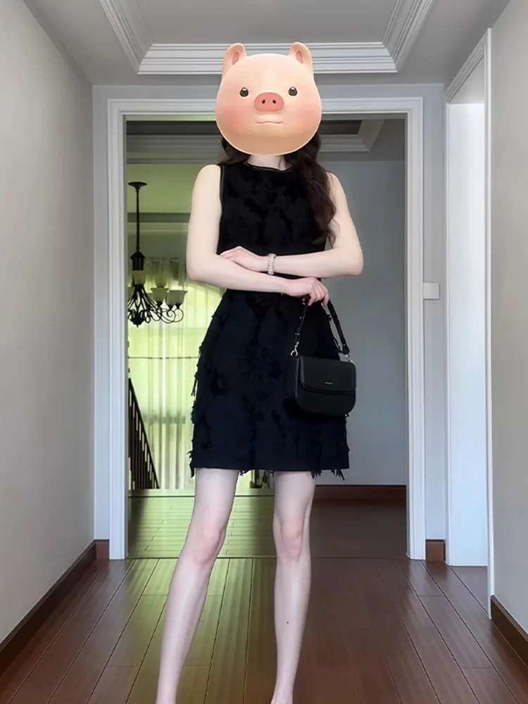 Rétro a-ligne Svel découpe florale Dr femmes été nouveau Sle jupe polyvalente trajet coréen Sle l taille