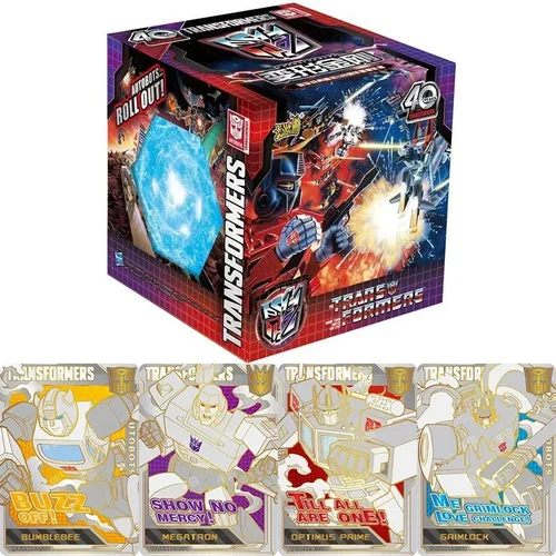KAYOU 정품 트랜스포머 카드, 호라이즌 40 주년 기념 에너지 선물 상자, 옵티머스 프라임 범블비 XR 애니메이션 컬렉션 카드 장난감