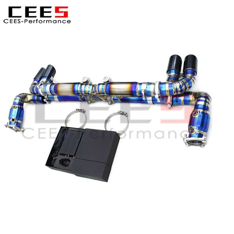 

CEES Valved Exhaust System for Porsche 911 997/997.2 Turbo S 3.8T 2010-2012 Racing Catback Exhaust Pipe Muffler with Valve