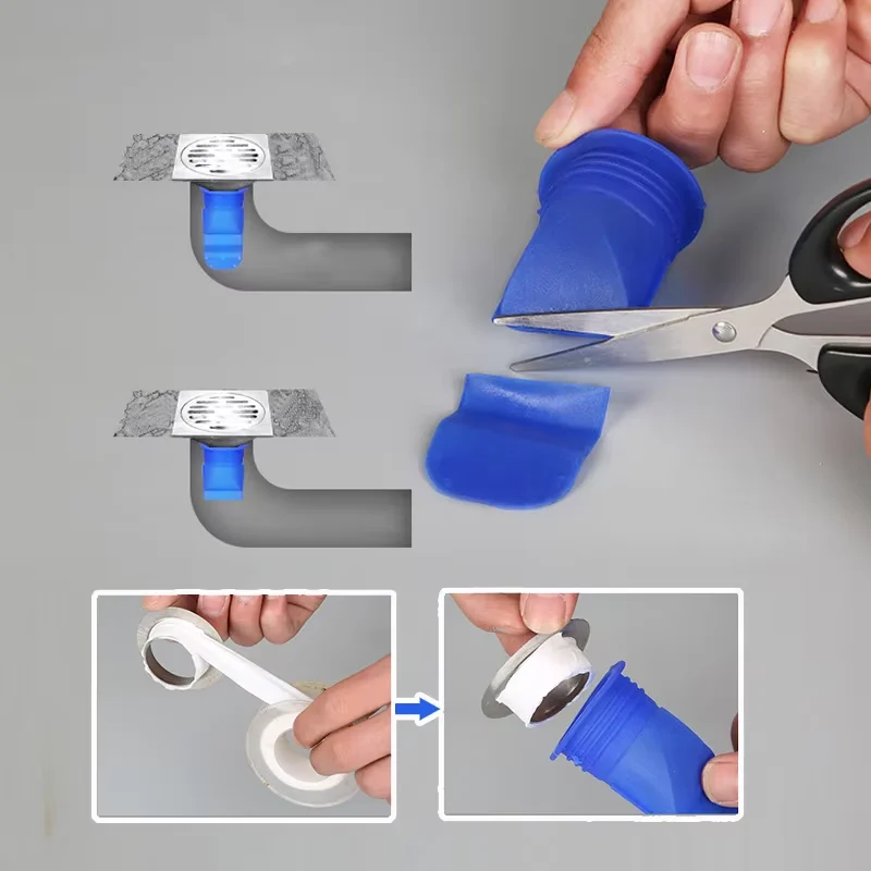 Силиконовое уплотнение для слива пола, сливной дезодорант, контроль насекомых, предотвращение обратного потока, односторонний клапан для труб в ванной, трубка в туалете