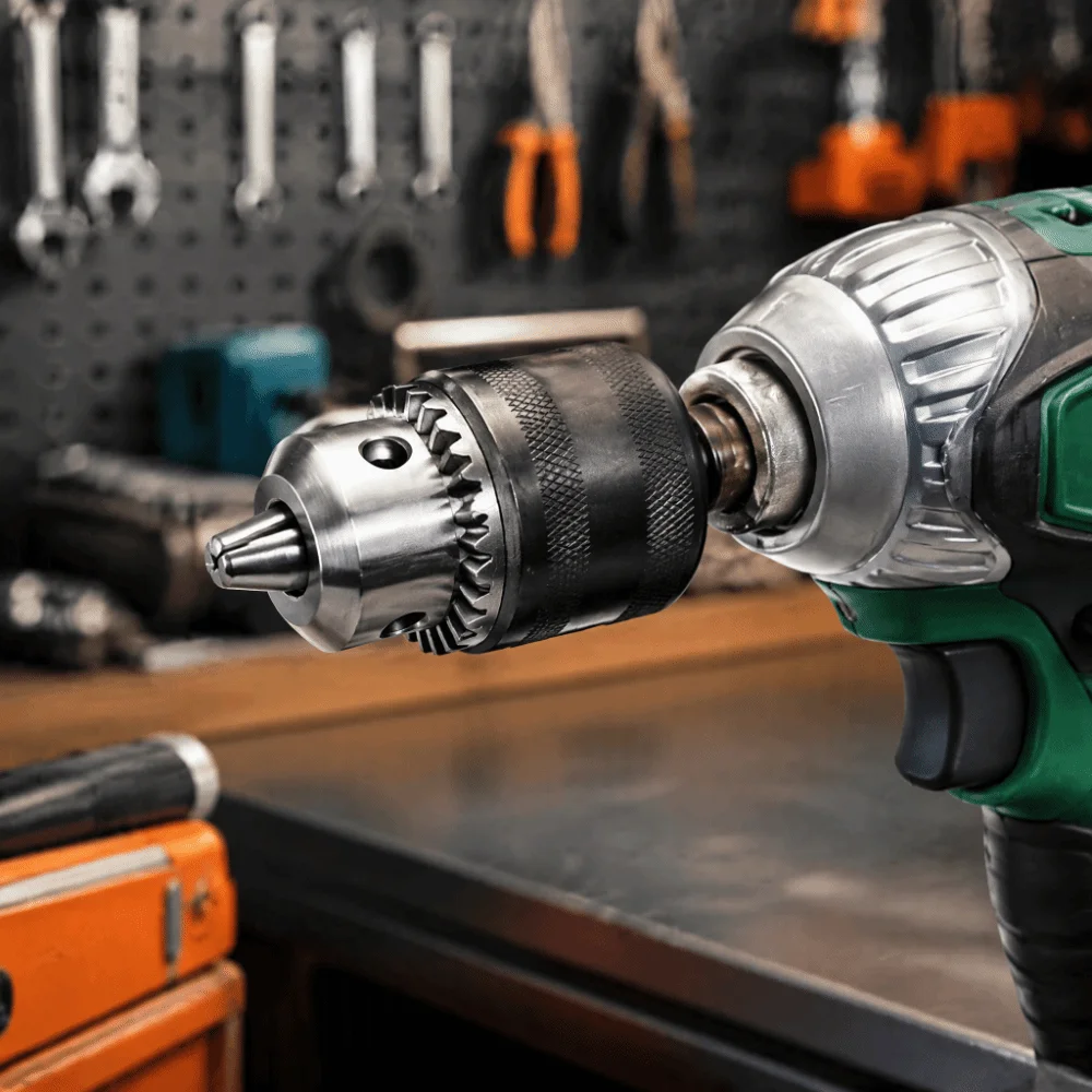 1.5-13mm Capacity Keyed Drill Chuck 1/2-20UNF Mount 1/4