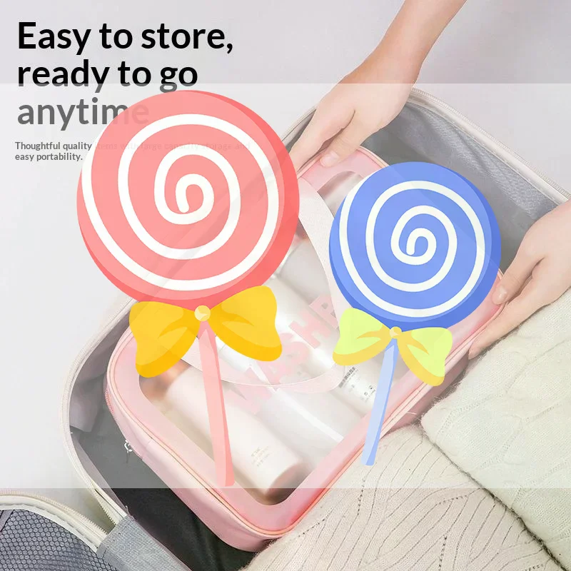 Waterproof Double Layer Cosmetic Bag Travel Makeup Storage Organizer for Women Large Toiletry Bag for Home