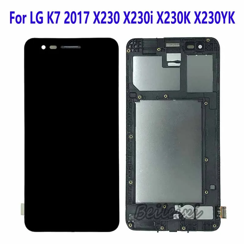 For LG K7 2017 X230 X230i X230K X230YK X230H X230DSF k7i LCD Display Touch Screen Digitizer Assembly Replacement Accessory