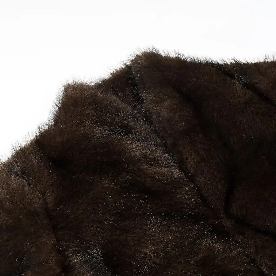 Nowa kolekcja zimowa 2025: europejska i amerykańska moda, osobowość, temperament, prosty, swobodny, futrzany płaszcz.