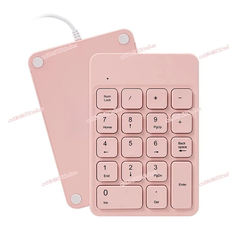 

Rechargeable Wireless Bluetooth Numeric Keypad - Wired USB Mini Keyboard for Laptops, Finance & Accounting