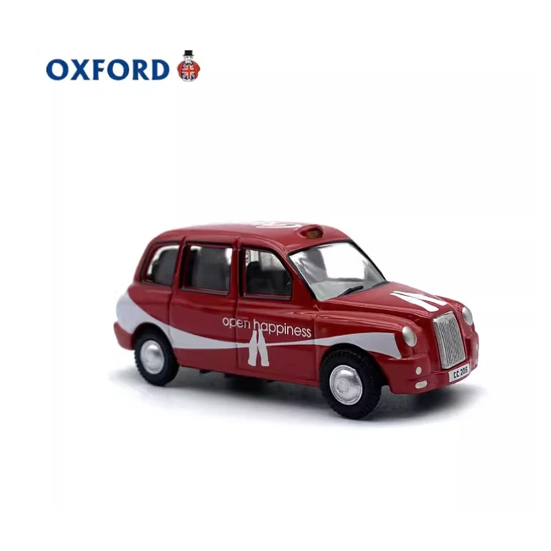 OXFORD Diecast Scala 1:76 TX4 Taxi Lega Modello di auto d'epoca Prodotto finito Simulazione Collezione di giocattoli Modello statico Ornamento
