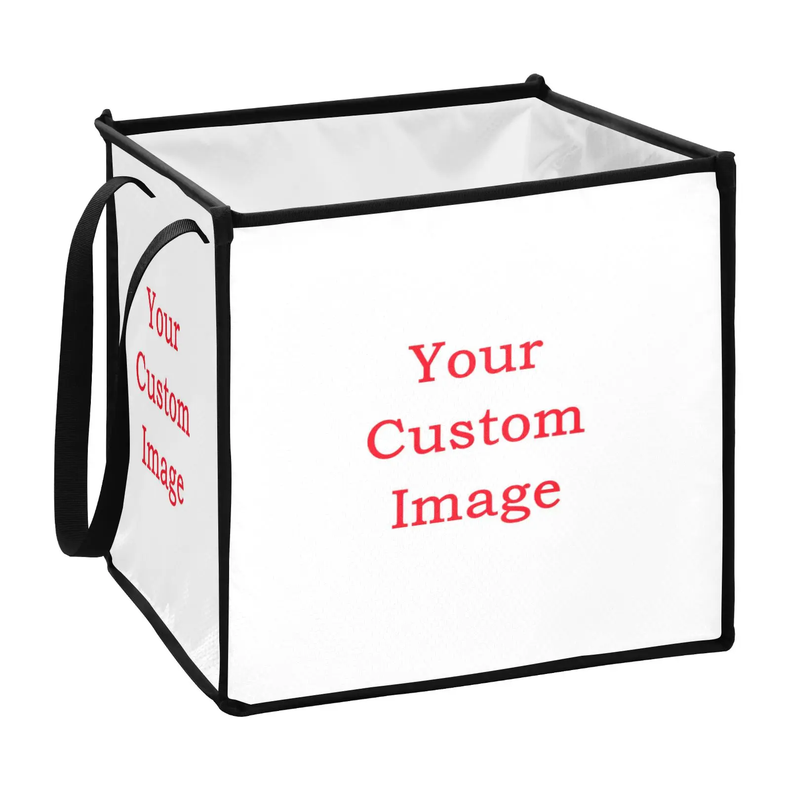 

Custom Folding Storage Basket With Internal Support Rod Large Capacity Toy Clothes Sundries Storage Box Organizer Laundry Basket