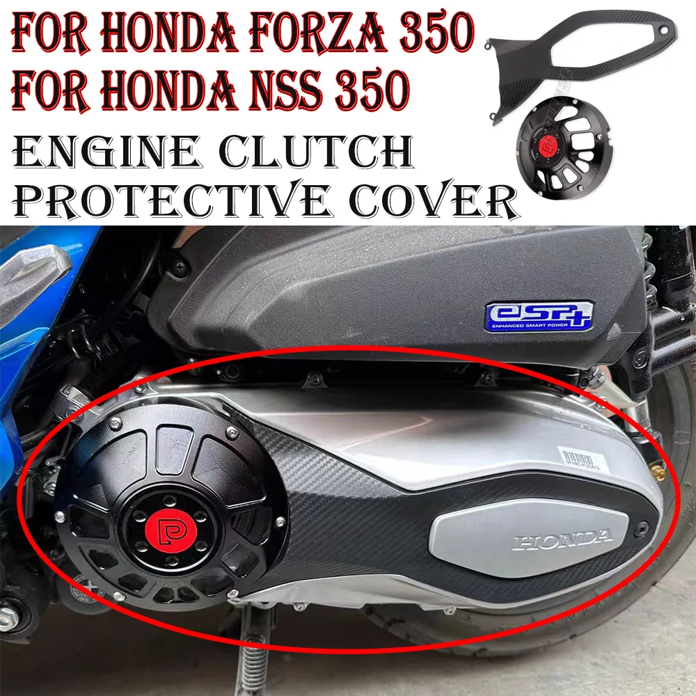 

Motorcycle CNC Engine Protection Cover Clutch Engine Protective Cover For Honda FORZA 350 Forza350 NSS350 2018~2023