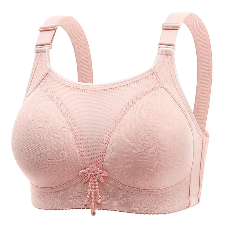 New Lace Jacquard Kids Adolescent Sexy Bra without Steel Ring Comfortable Traceless Gathering Anti Shining Women\'s Bra Underwear
